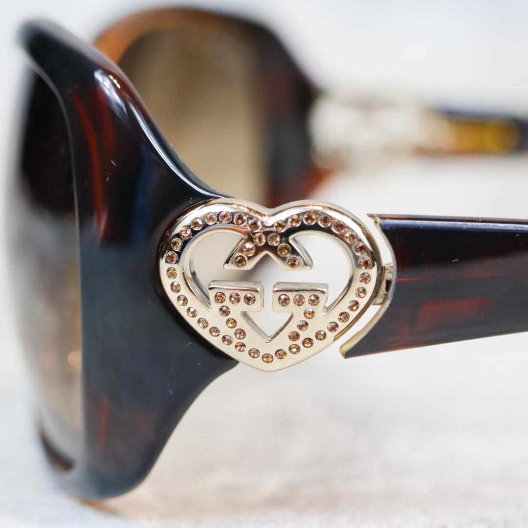 GUCCI サングラス ブラウン グラデーション レディース アイウェア