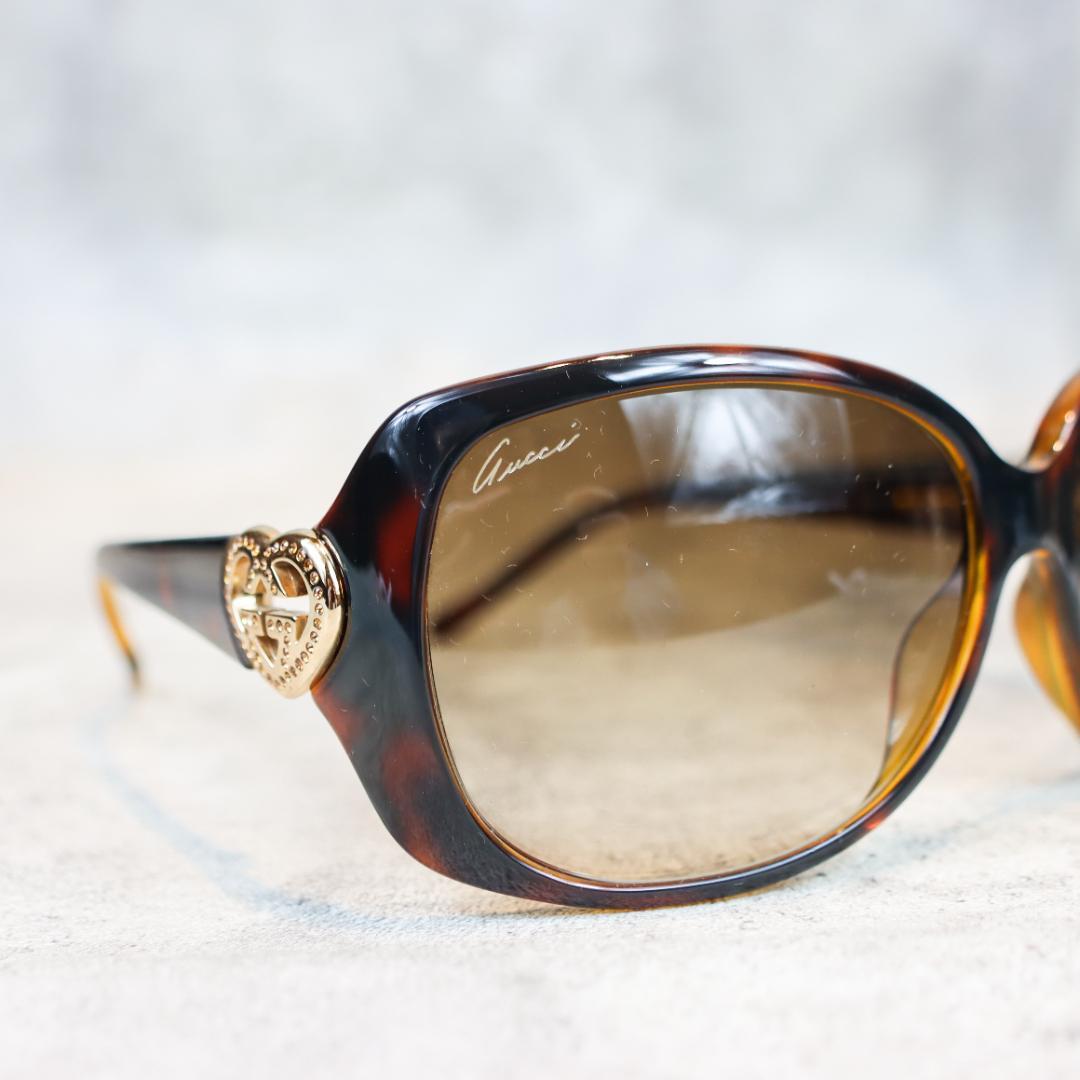 GUCCI サングラス ブラウン グラデーション レディース アイウェア