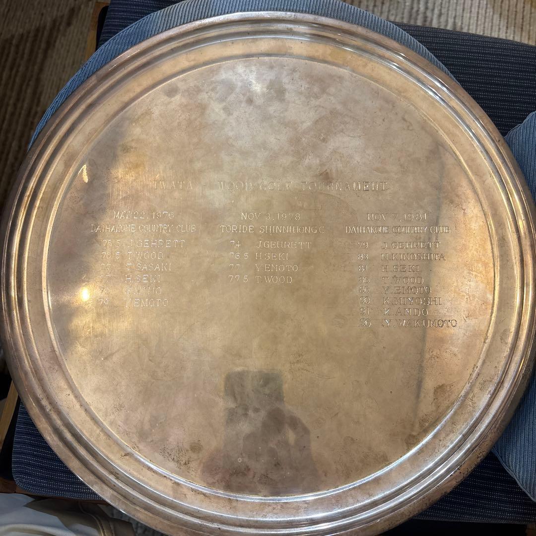 Sterling by poole 銀　silver シルバー　ゴルフ　トレー