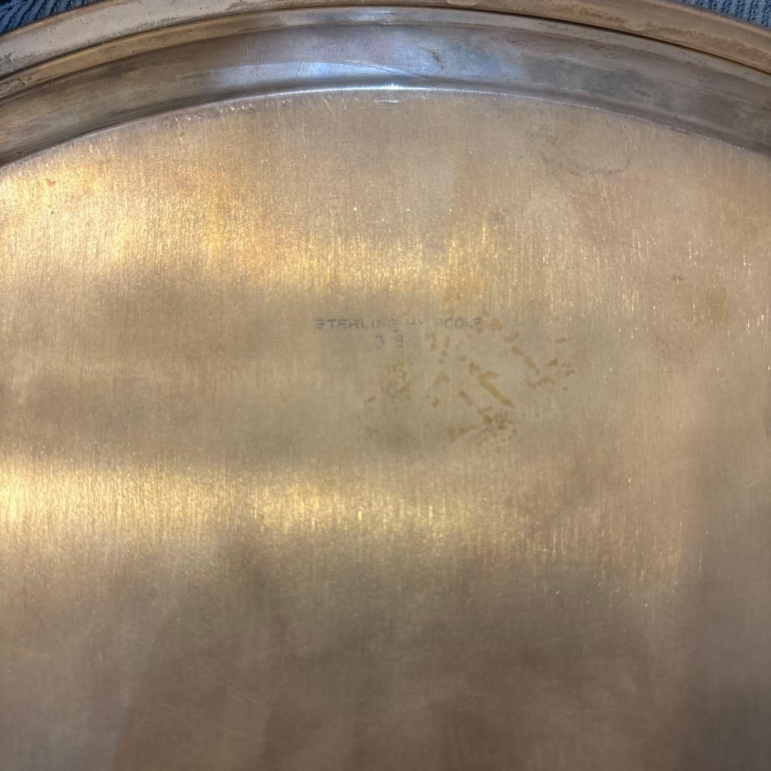 Sterling by poole 銀　silver シルバー　ゴルフ　トレー