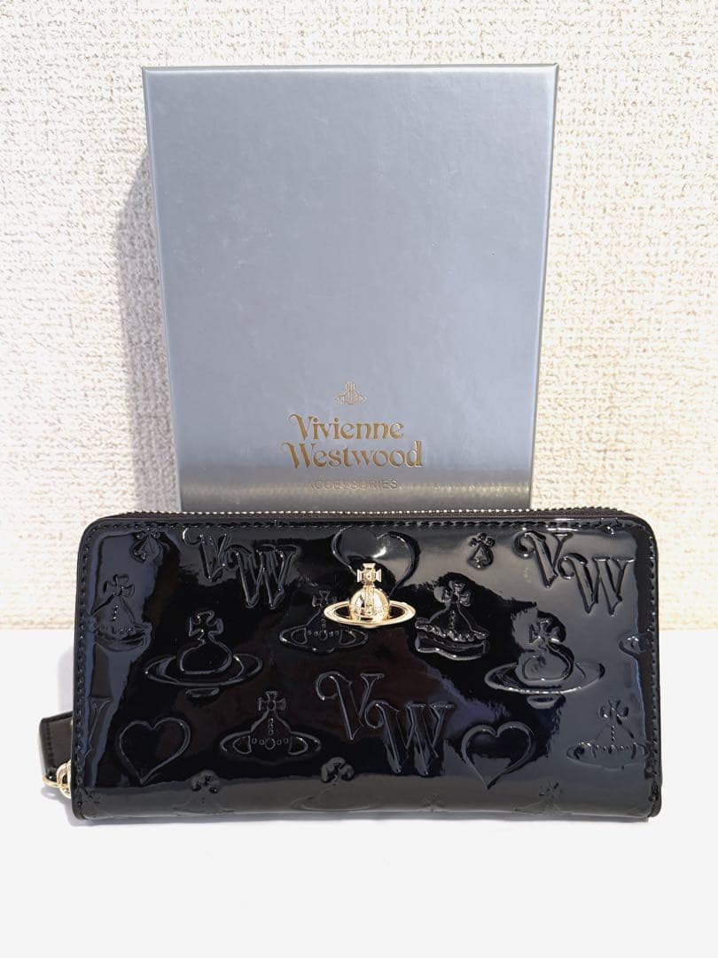 【新品未使用】Vivienne Westwood 長財布 ブラック 大人気