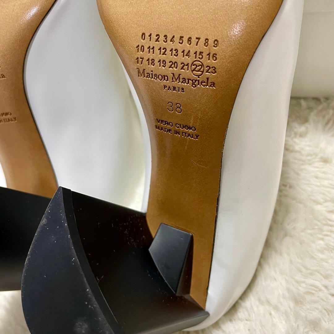 箱付き美品 メゾン マルジェラ レザー ミュール サボ サンダル シューズ
