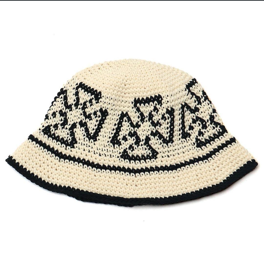 made in KEY × MFC IRON CROSS CROCHET HAT