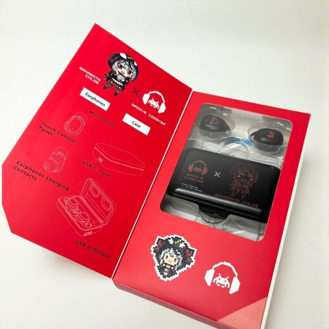 タイトーグルーヴコースター×沙花叉クロヱ Bluetooth ワイヤレスイヤホン