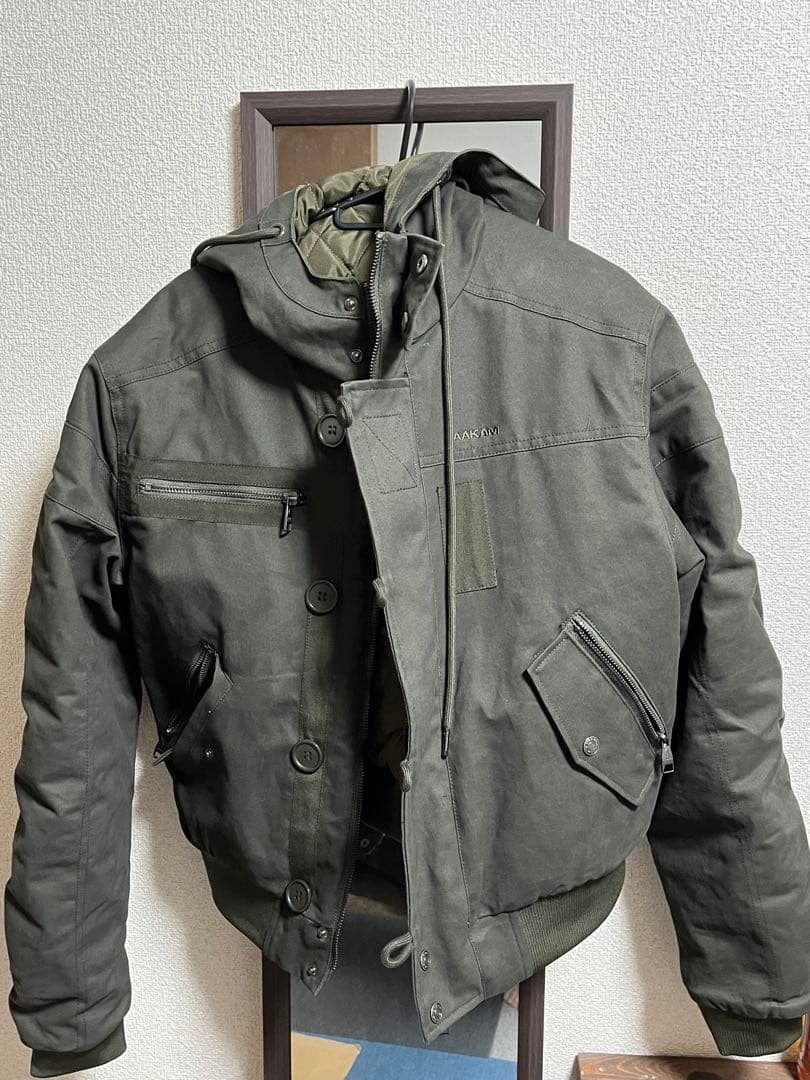 ジャケット・アウター AAKAM Button Placket Cotton Ma-1