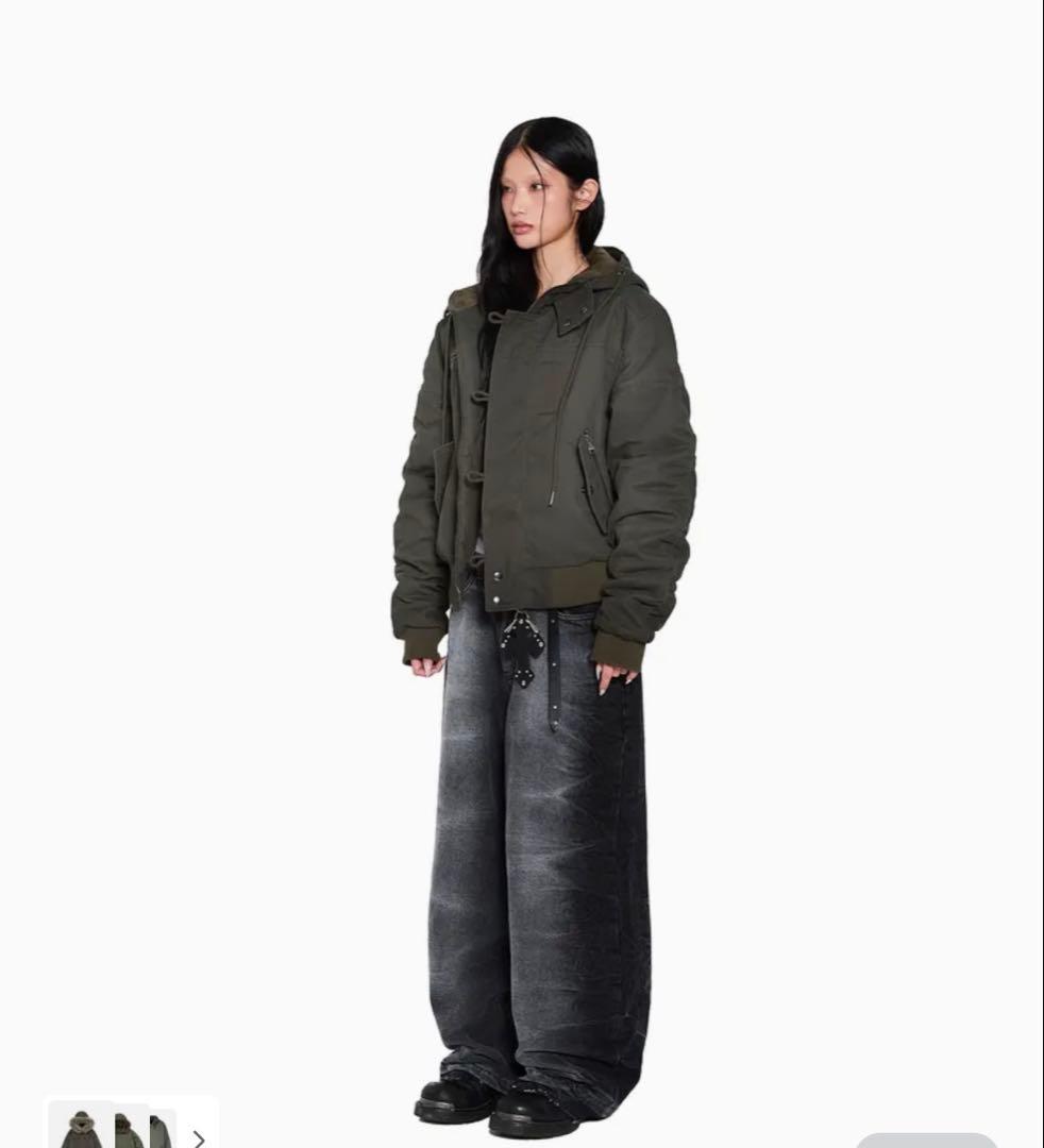 ジャケット・アウター AAKAM Button Placket Cotton Ma-1