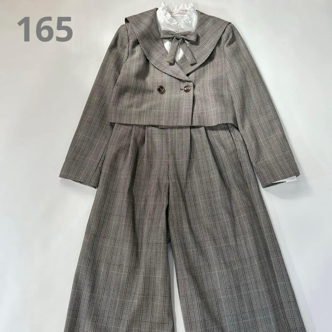 【極美品】女の子 フォーマル パンツスーツ 165 かっこいい ￼卒服 卒業式