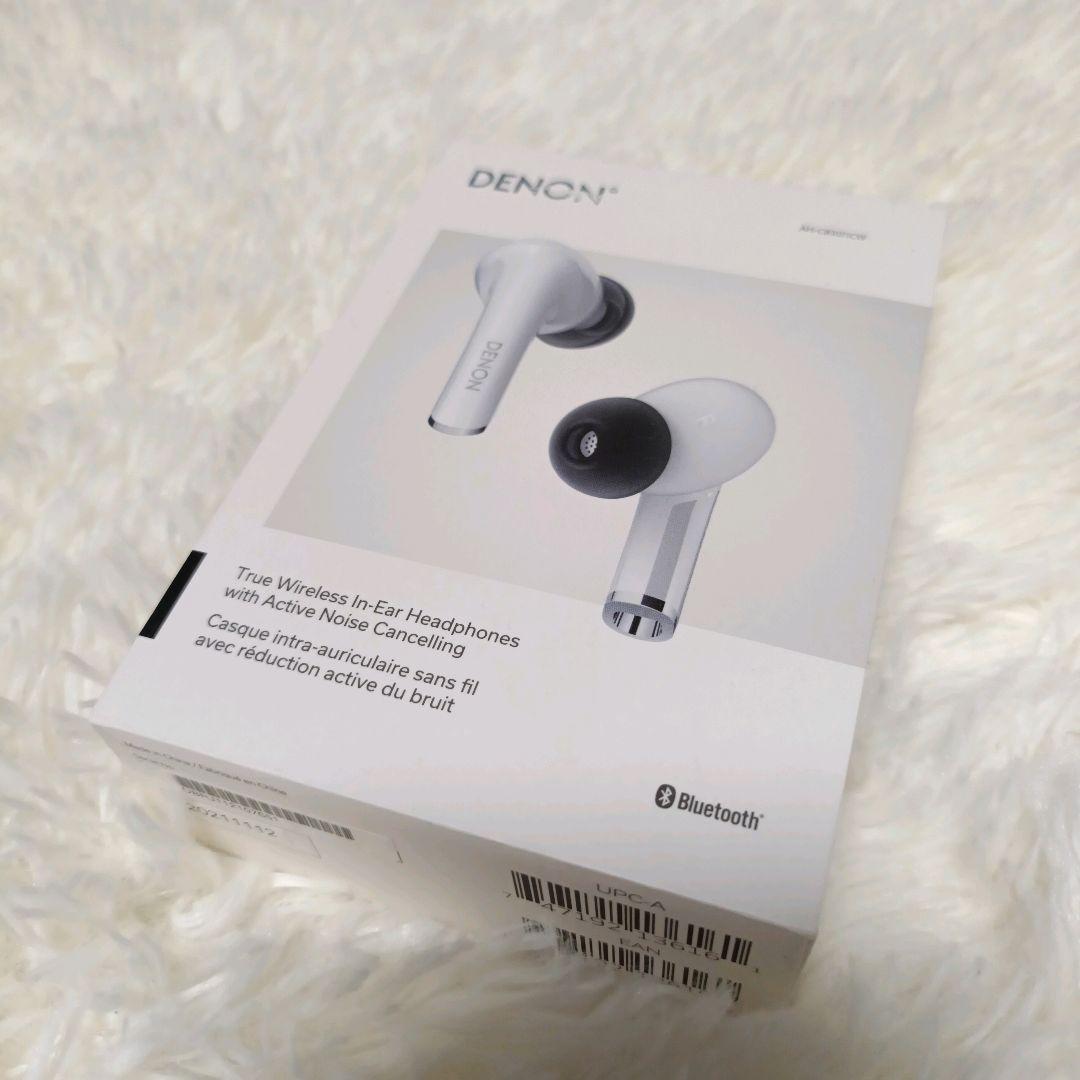 【美品】DENON AH-C830NCW ワイヤレスイヤホン ホワイト