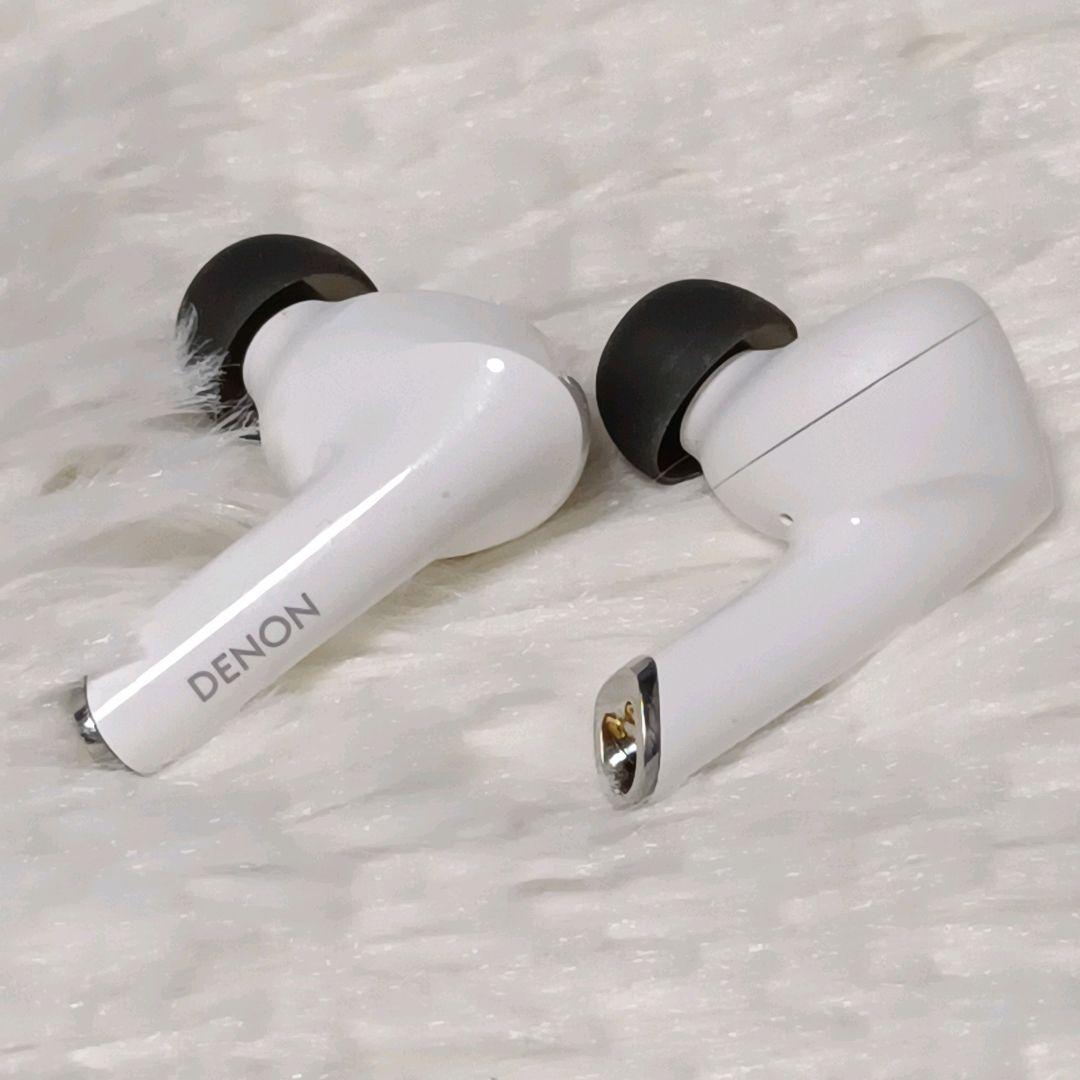 【美品】DENON AH-C830NCW ワイヤレスイヤホン ホワイト