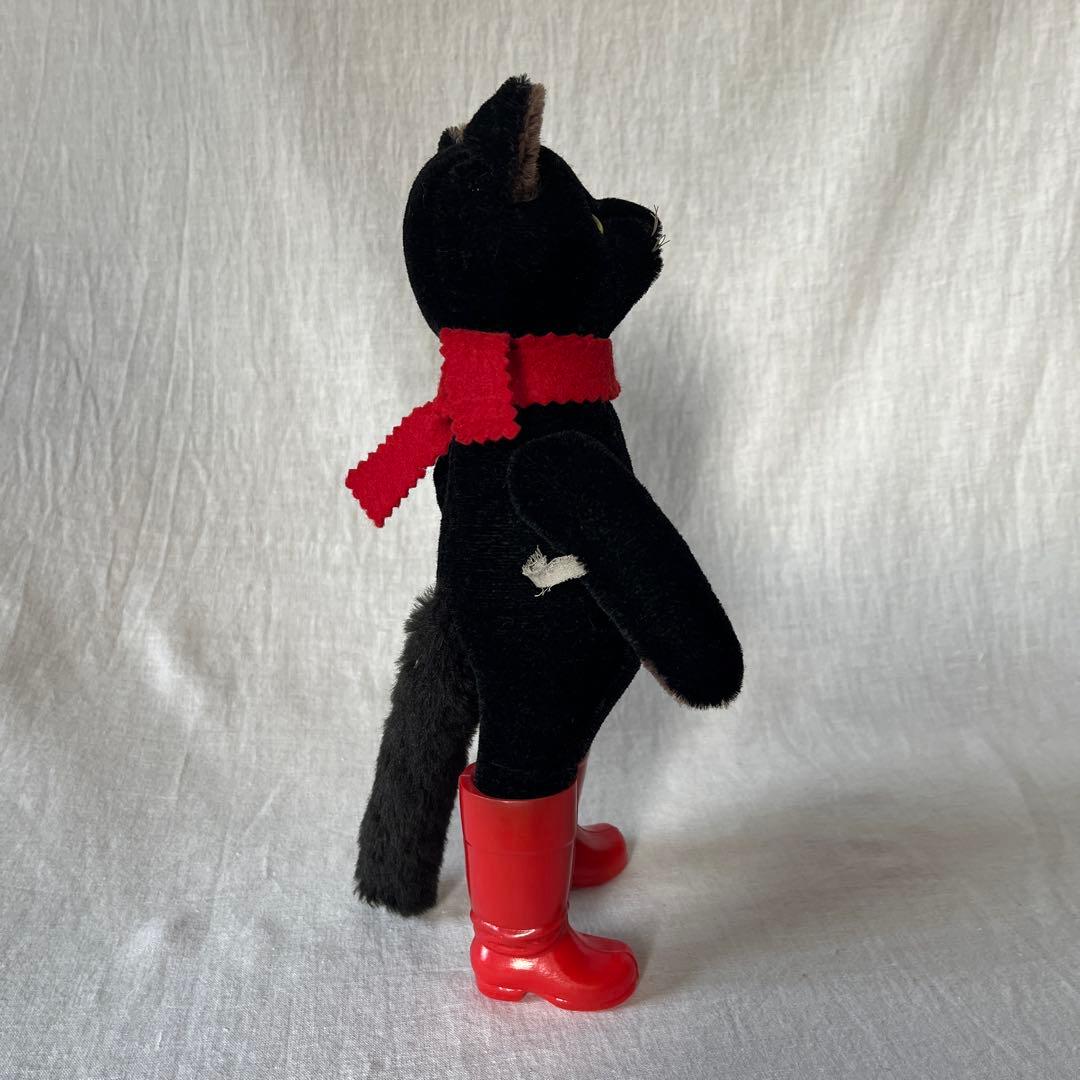 アンティーク　ドイツ　グリズリー社　黒ねこ