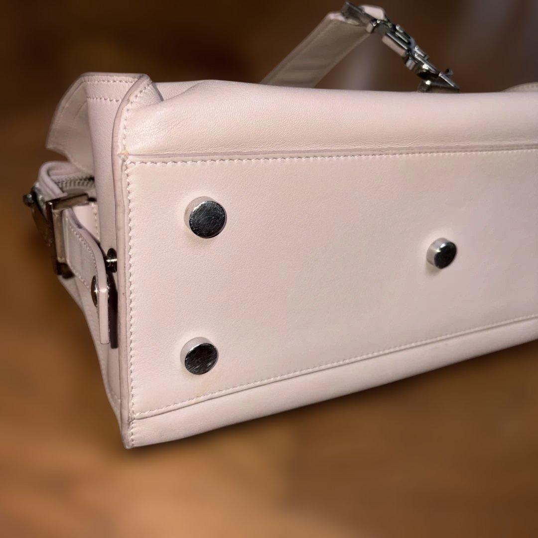 本物‼︎ イブ　サンローラン　カバス　2way バッグ　ショルダーバッグ　ピンク