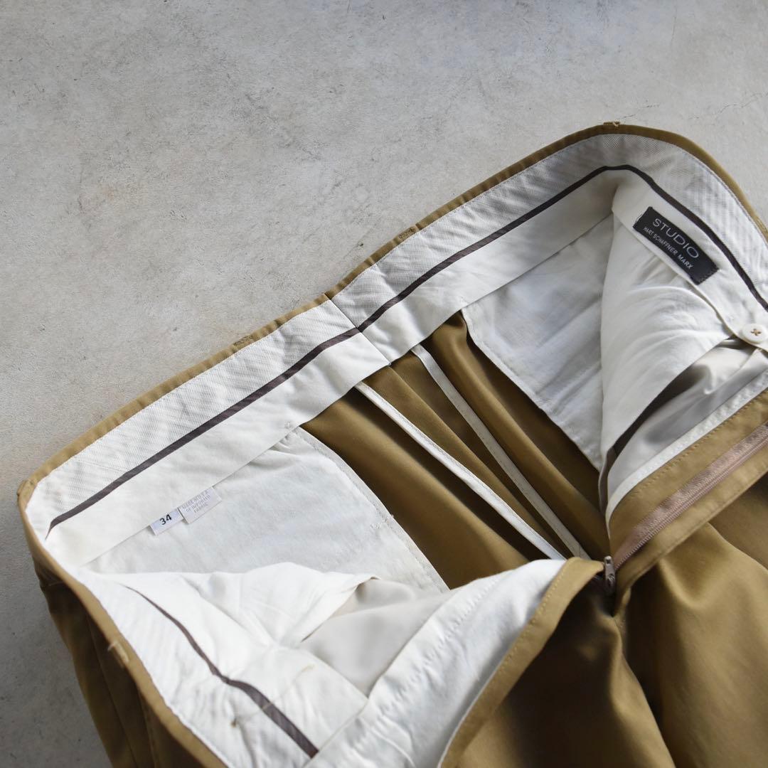 90s ハートシャフナーマルクス ツータックスラックス USA製 W34 L30