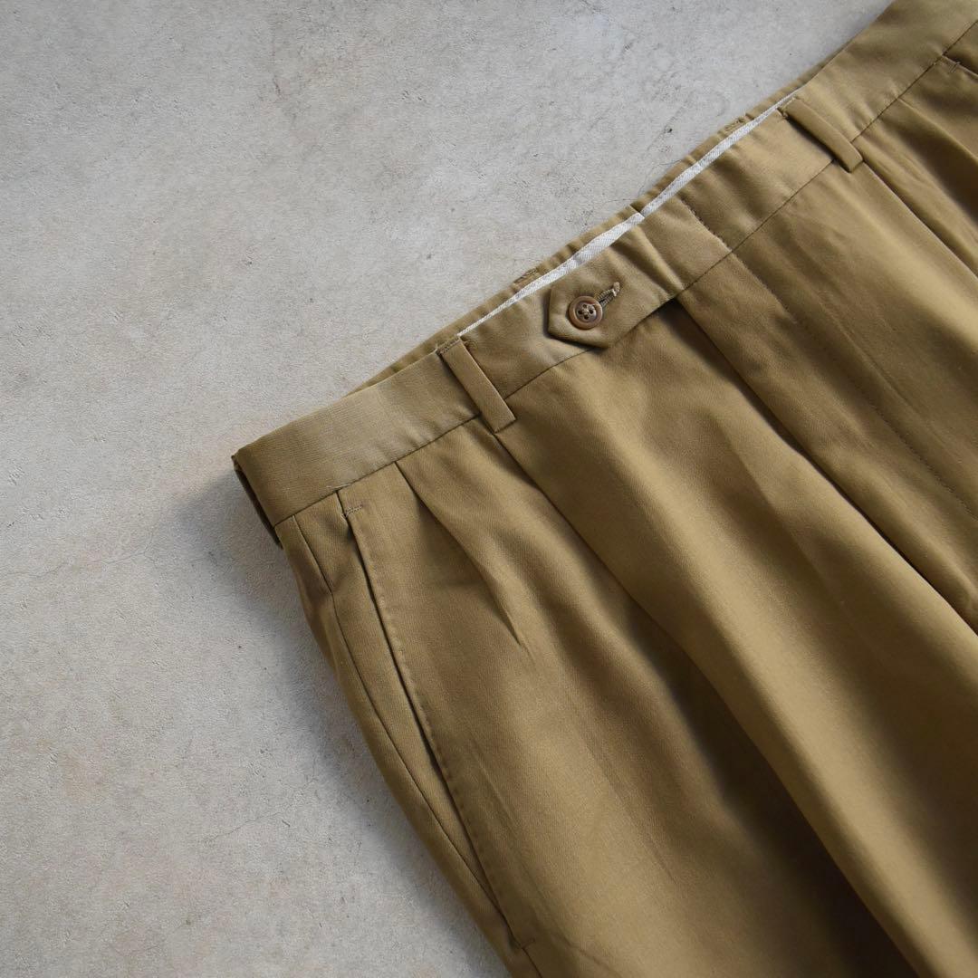 90s ハートシャフナーマルクス ツータックスラックス USA製 W34 L30