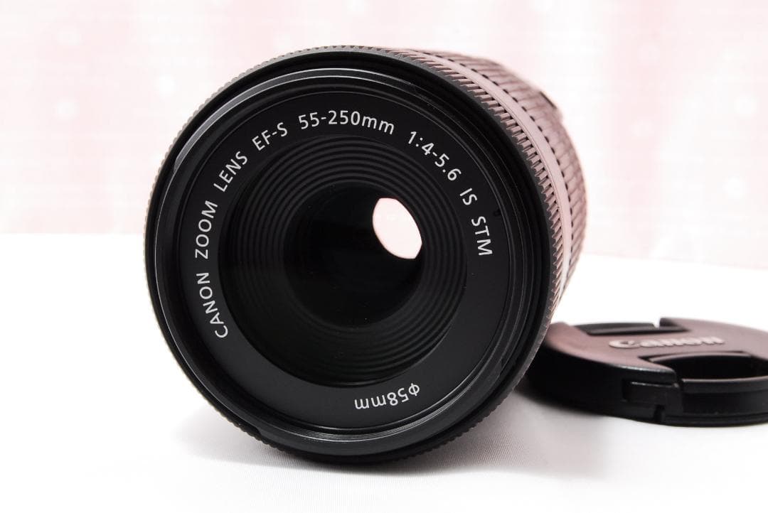 〓望遠レンズ〓キヤノン EF-S 55-250mm F4-5.6 IS STM
