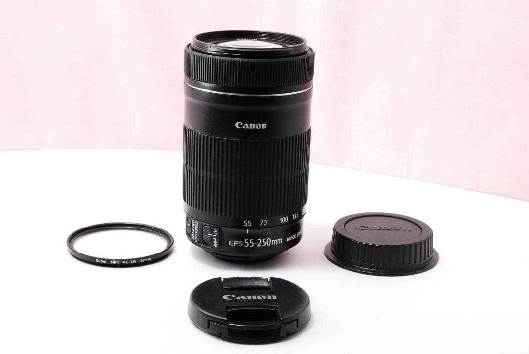〓望遠レンズ〓キヤノン EF-S 55-250mm F4-5.6 IS STM