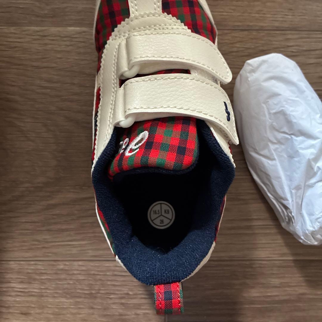 ファミリア　16.5 スニーカー　アシックス