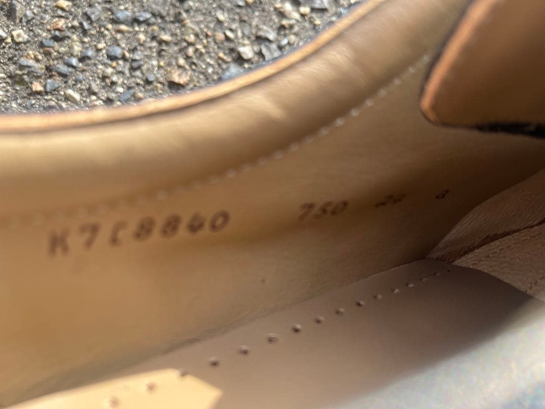 REGAL walker 750 黒 外羽根プレーントウ 箱付き デッドストック