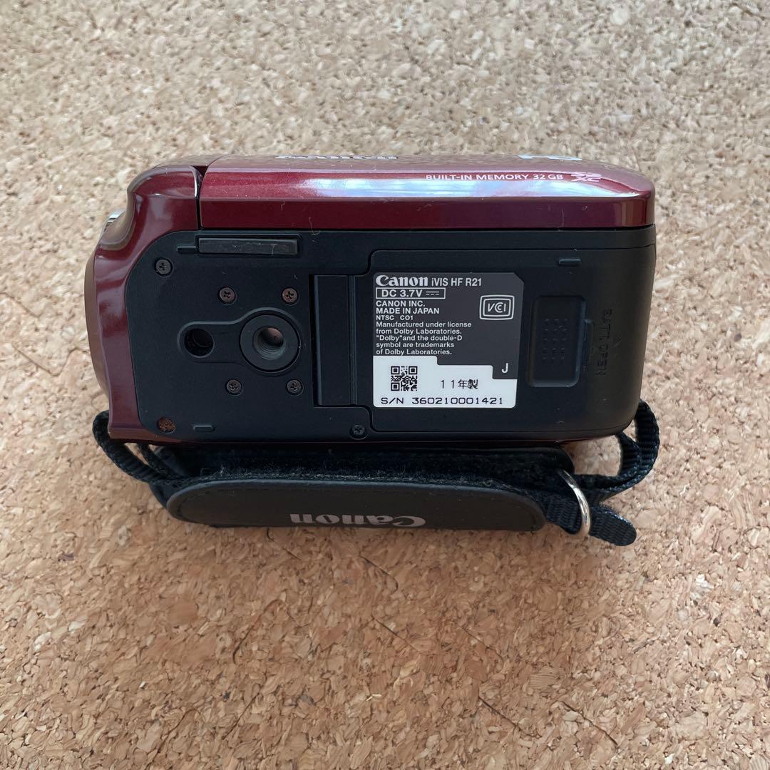 ビデオカメラ Canon iVIS HF R21 RED