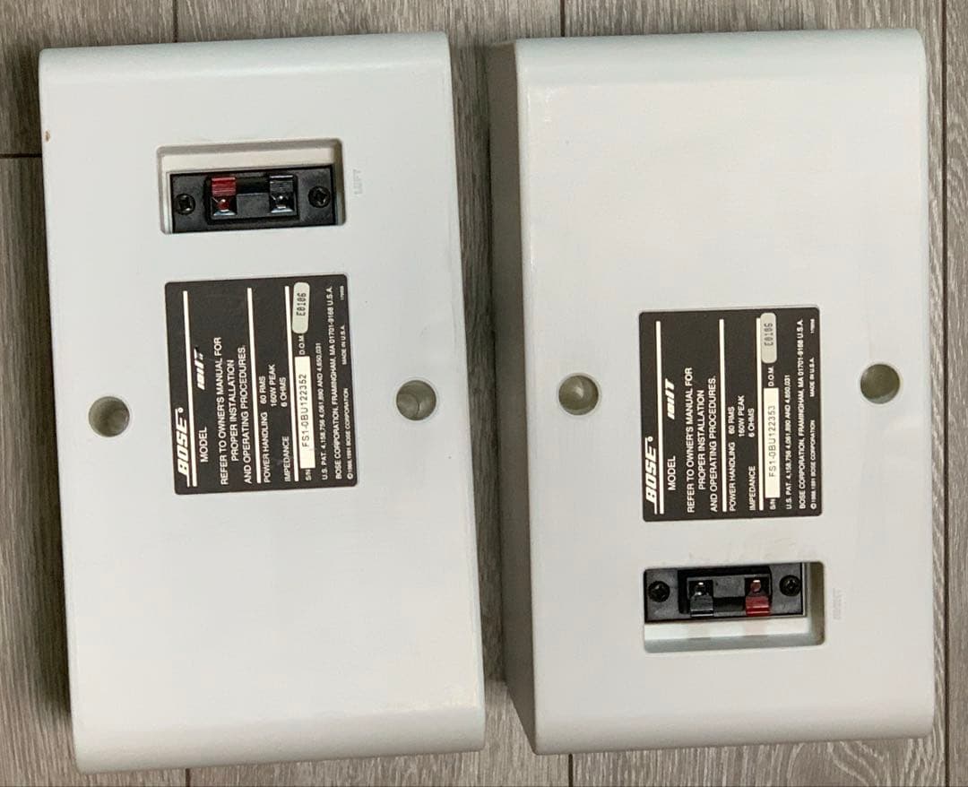 BOSE 101IT スピーカーシステム ペア オーディオ連番 白　2個セット