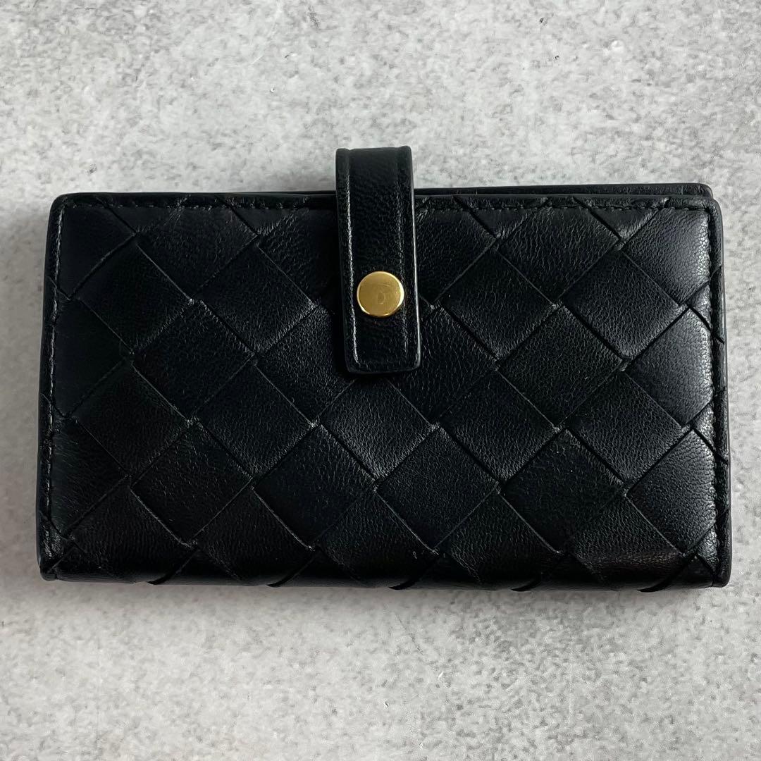 現行✨ ボッテガヴェネタ キーケース イントレチャート レザー ブラック