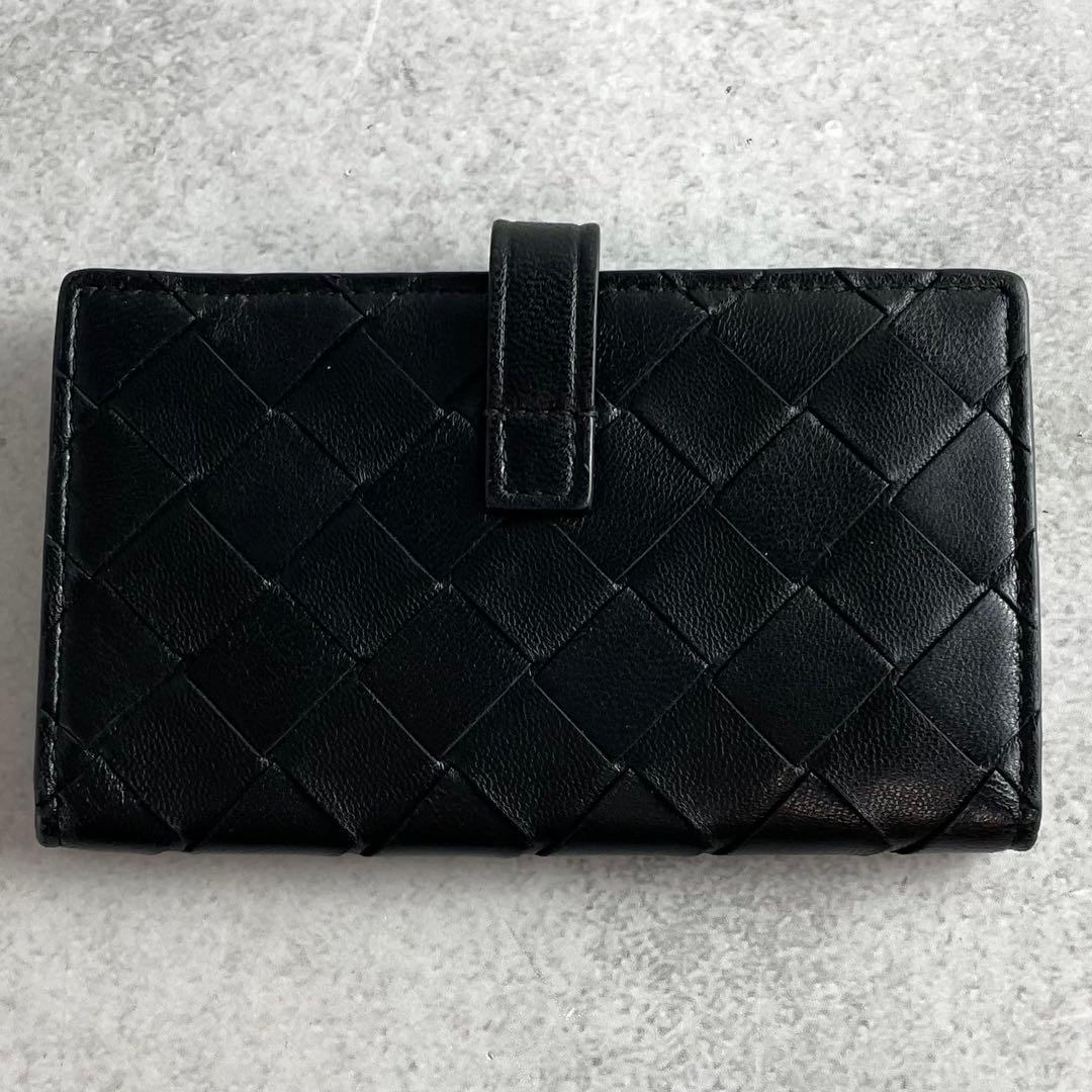 現行✨ ボッテガヴェネタ キーケース イントレチャート レザー ブラック