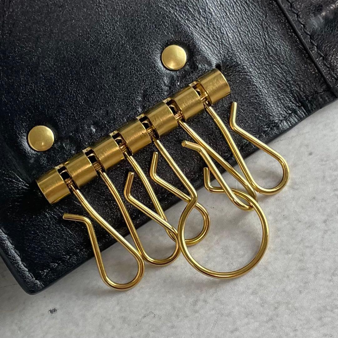 現行✨ ボッテガヴェネタ キーケース イントレチャート レザー ブラック