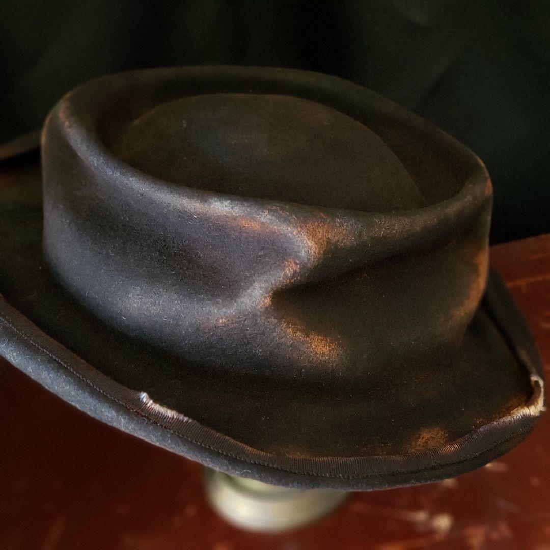pork pie hat original Burn processing ②
