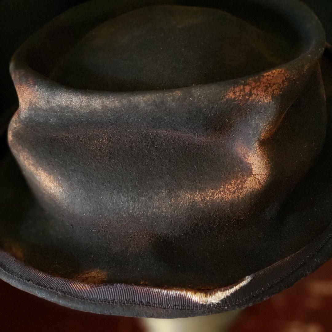 pork pie hat original Burn processing ②