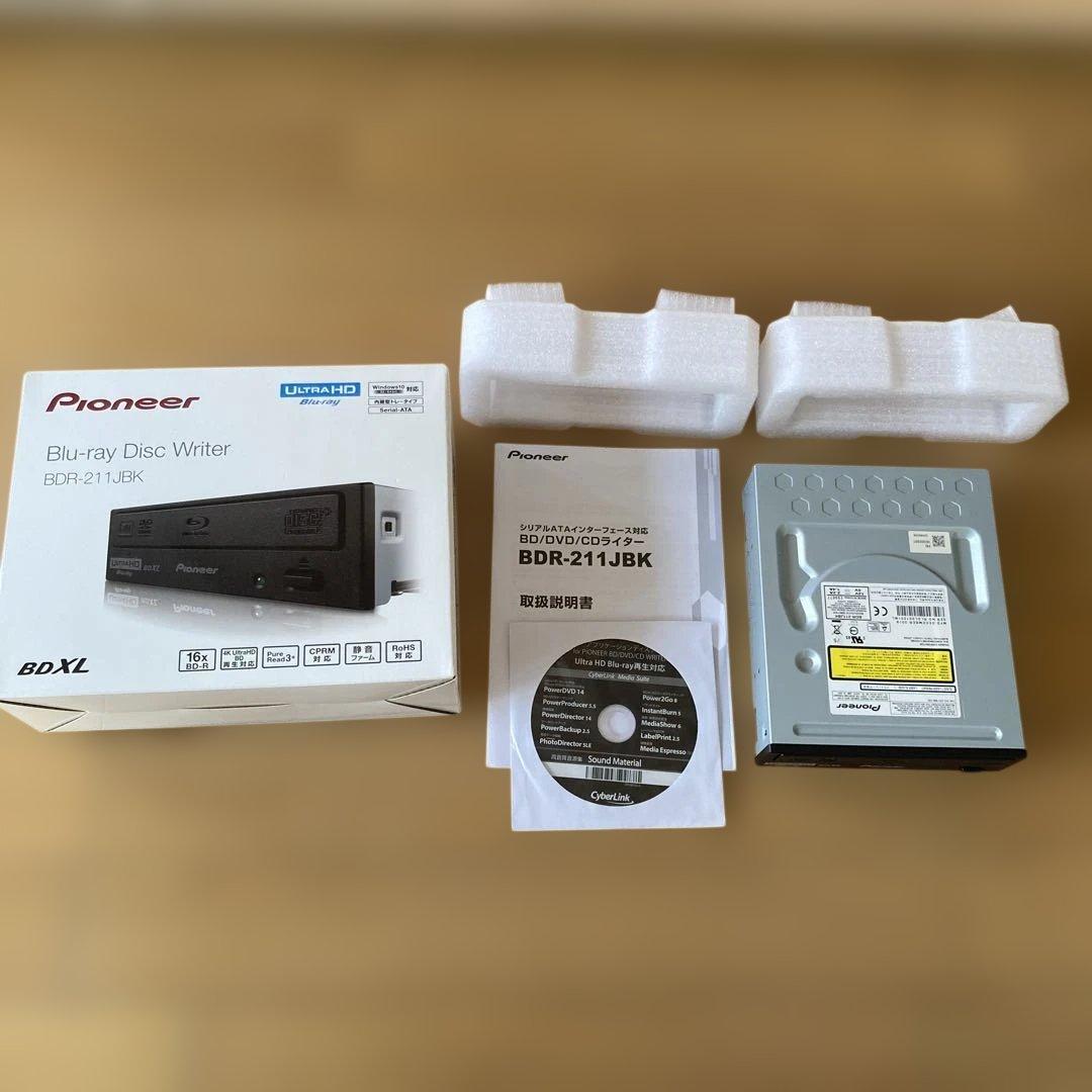 Pioneer Blu-ray Disc Witer BDR-211JBK 美品