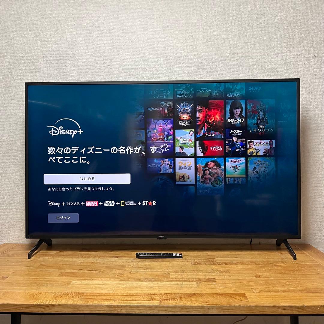 SHARP 65V型 4K 液晶テレビ AQUOS 4T-C65FL1 24年製