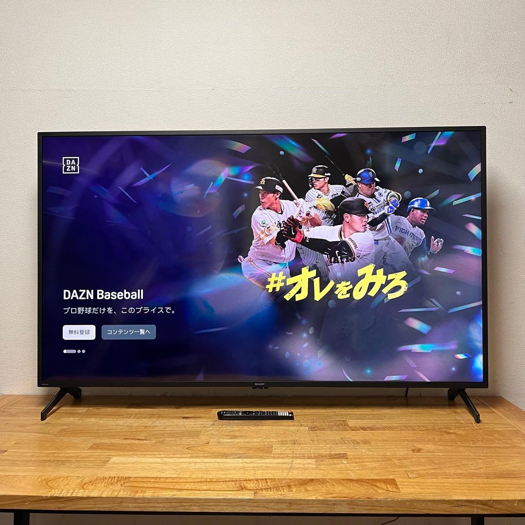 SHARP 65V型 4K 液晶テレビ AQUOS 4T-C65FL1 24年製