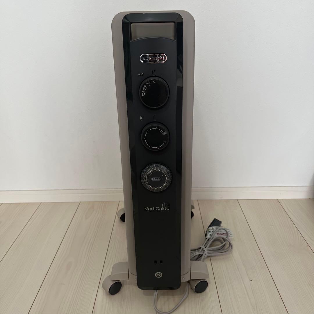 【値下げ】デロンギ ヴェルティカルド オイルヒーター ゼロ風暖房