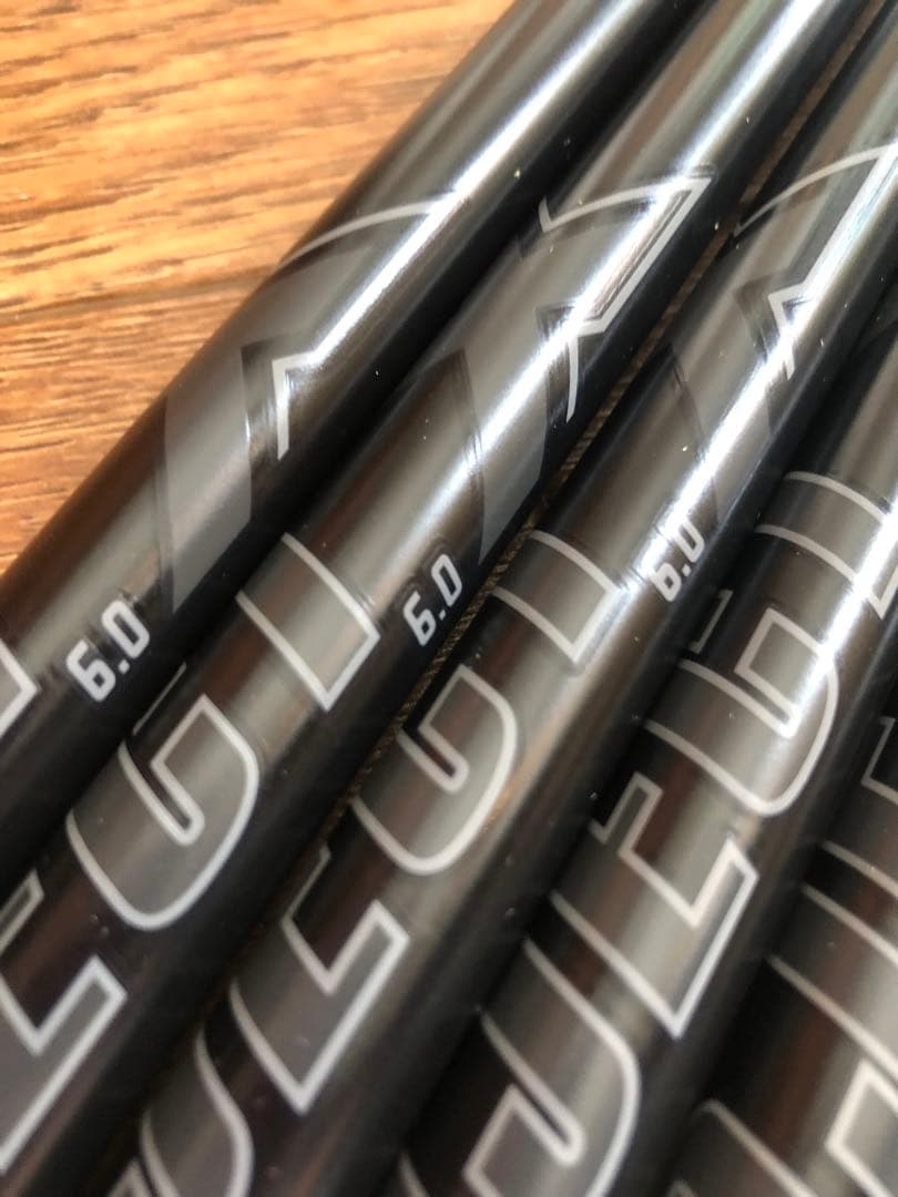 新品 プロジェクトX オールブラック 6.0 #4〜 #9 6本　新品未使用品