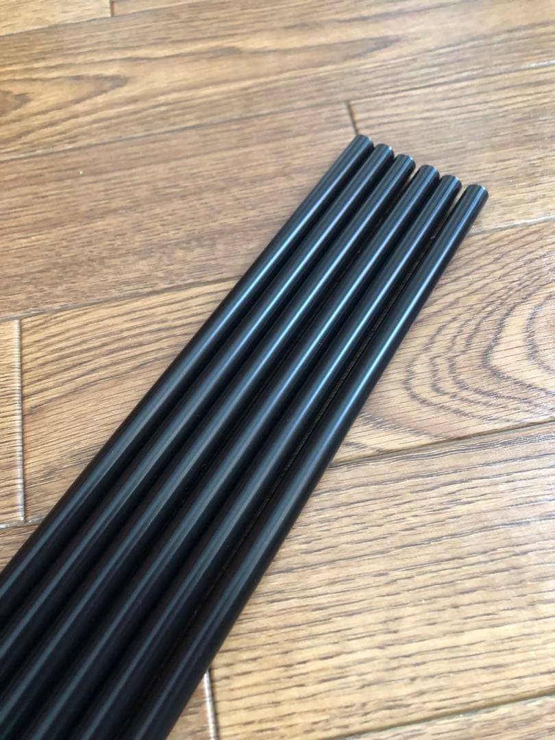 新品 プロジェクトX オールブラック 6.0 #4〜 #9 6本　新品未使用品