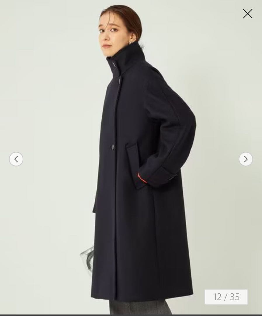 グリーンレーベルリラクシング SPINTOメルトンスタンドカラーコート