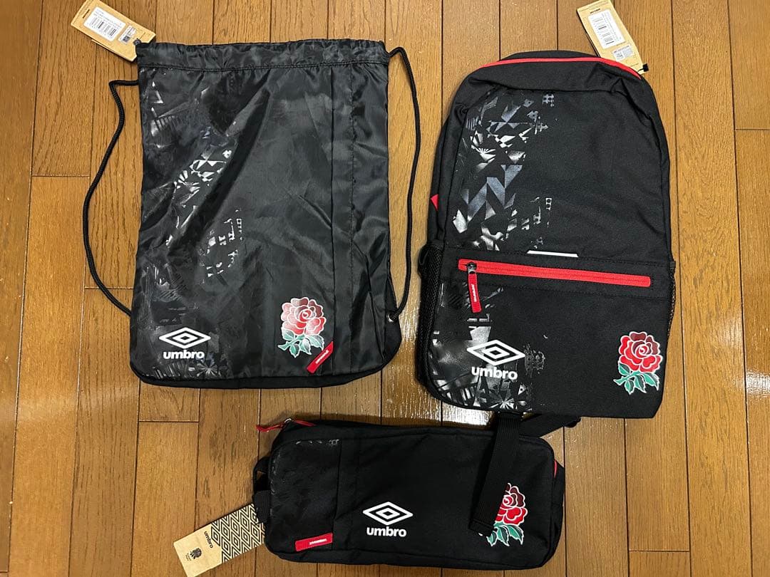 【新品未使用】アンブロ　ラグビーイングランド代表　バッグキットセット