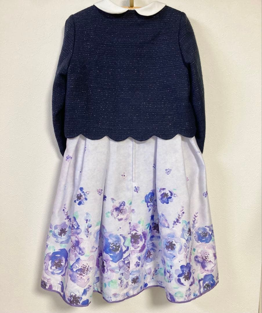 美品です　ANNA SUI mini ボレロ付フォーマル3点セット130