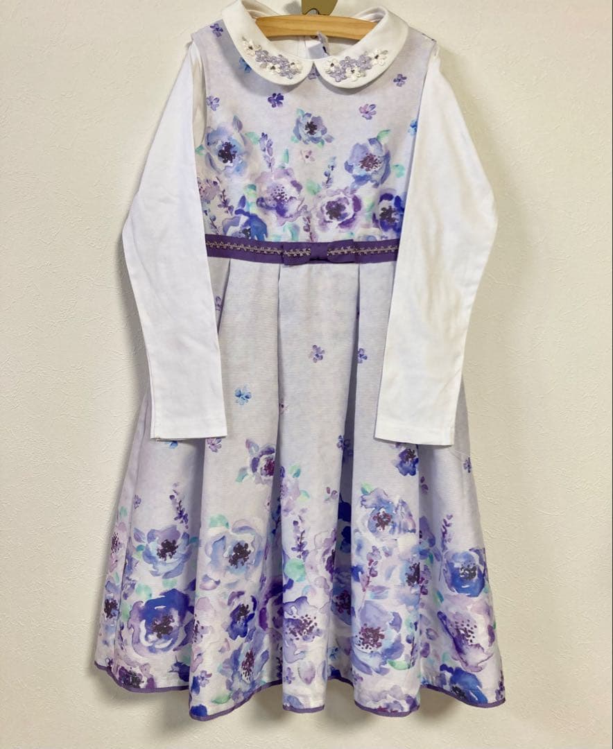 美品です　ANNA SUI mini ボレロ付フォーマル3点セット130