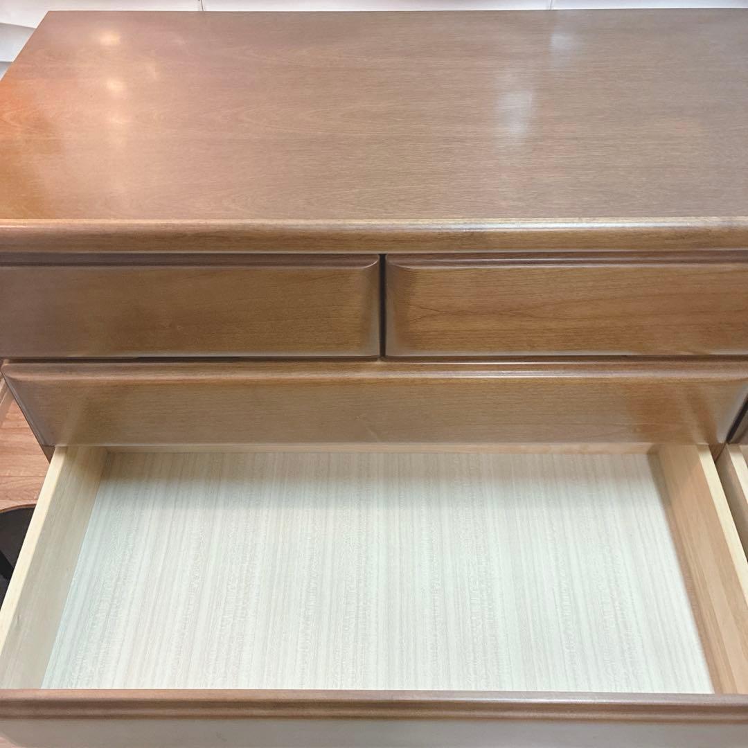 ◇大阪府全域 神戸市 配達料無料！◇KAZAMA◇チェスト◇箪笥◇天然木◇