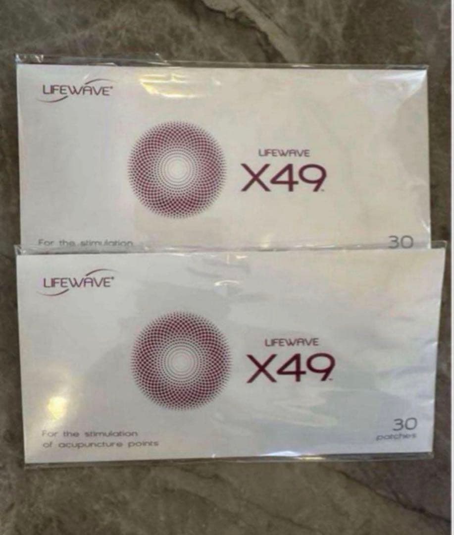 ☆ライフウェーブ X49未使用2個セット 使用期限たっぷり最長！