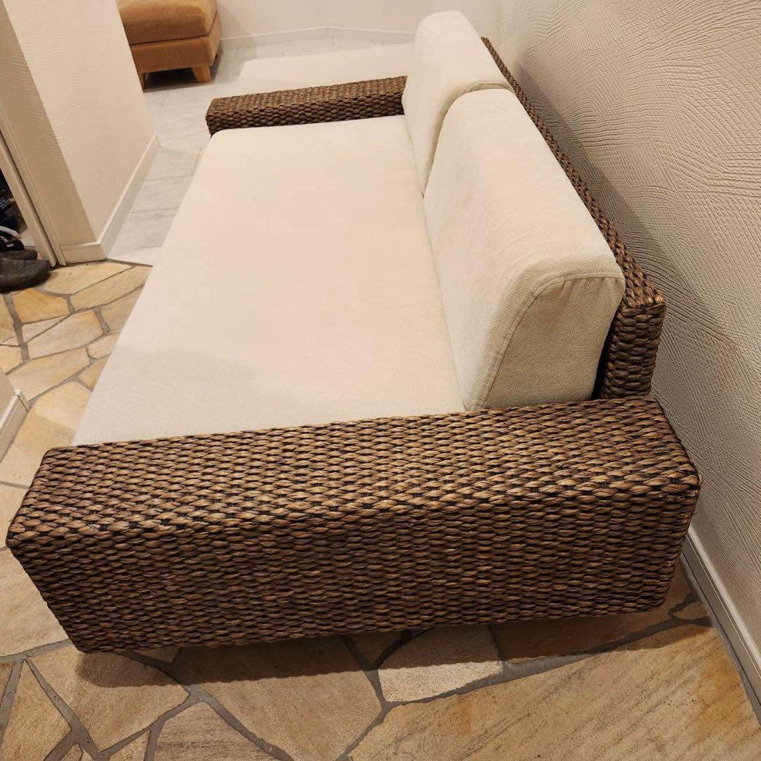 a.flatケイ・ローソファ 2.5人掛け &オットマン+テーブルセット