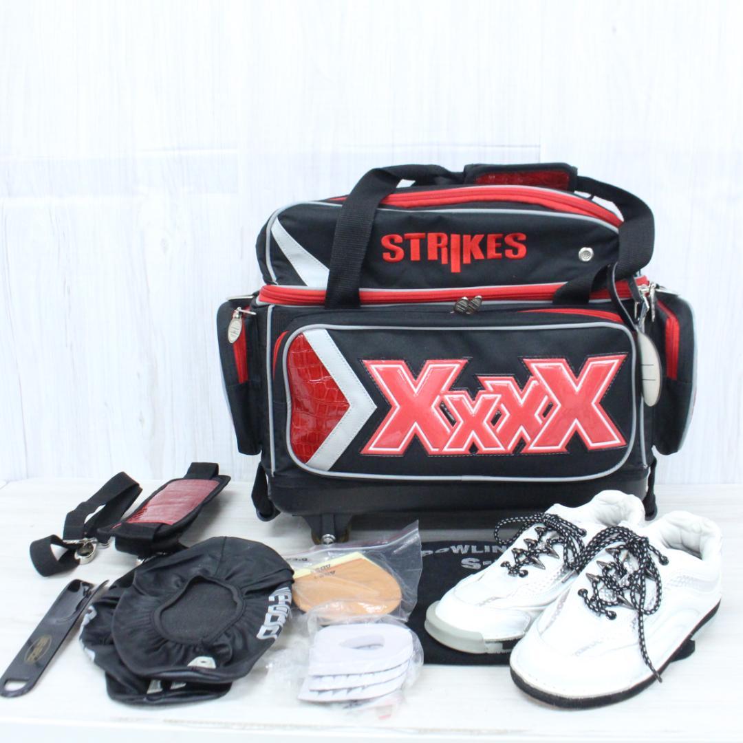 ◇STRIKES ボウリングバッグ＆シューズ＆シューズカバー&スライドパーツ