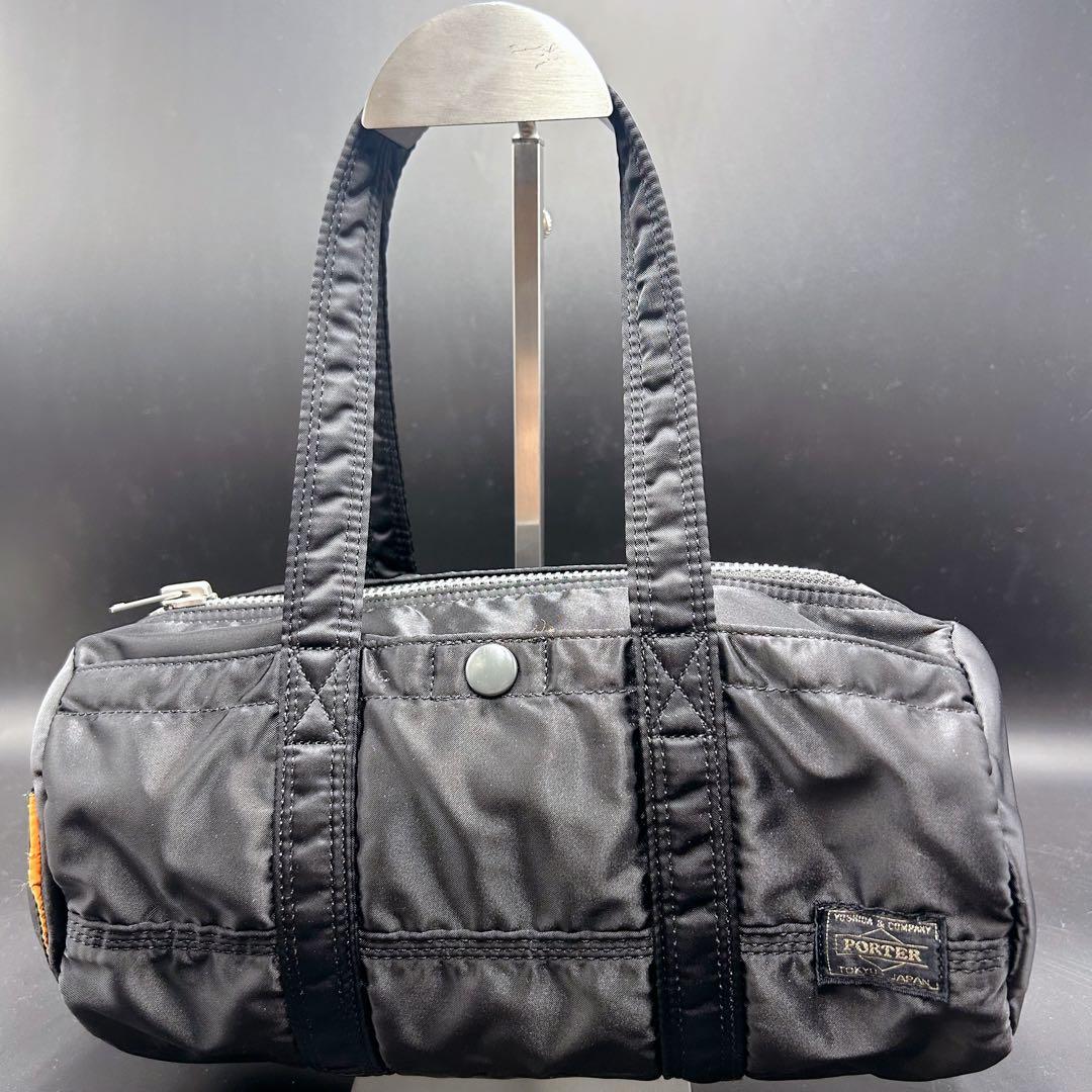 ✨美品✨ポーター タンカー ミニボストン S ドラムバッグ ダッフル 黒
