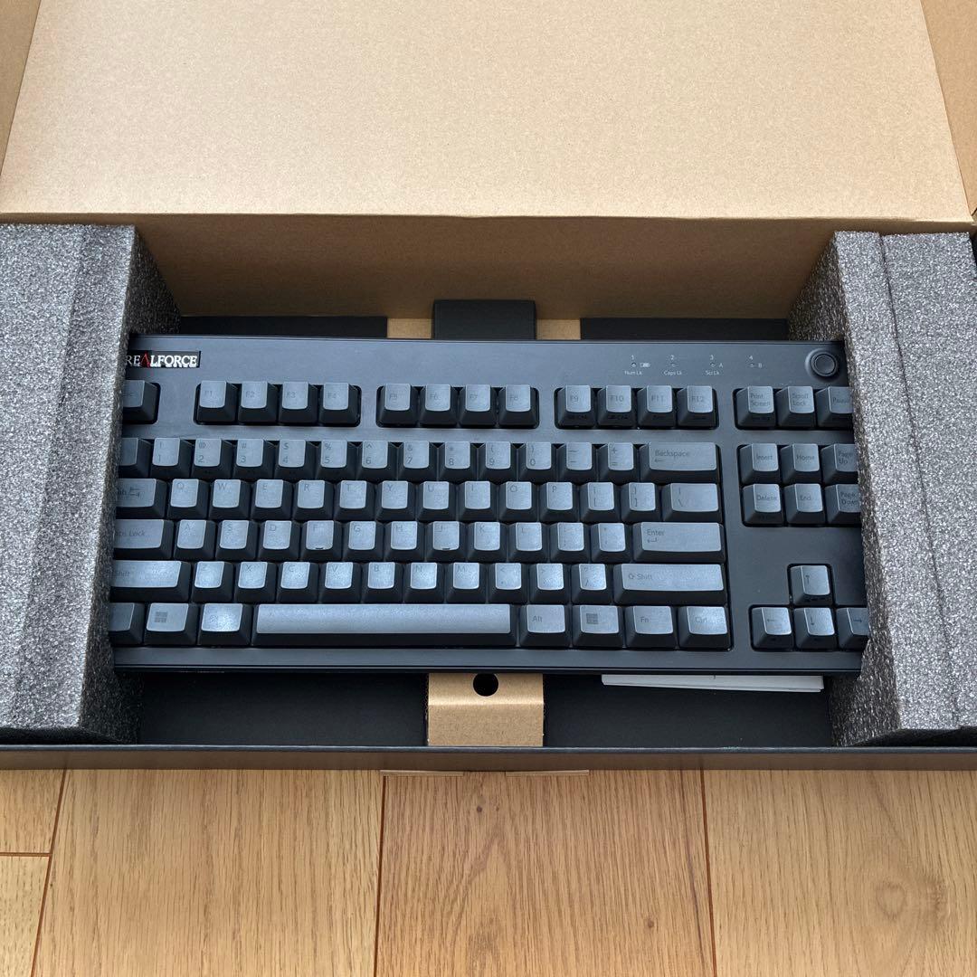REALFORCE R3 キーボード ハイブリッドテンキーレス 45g英語配列