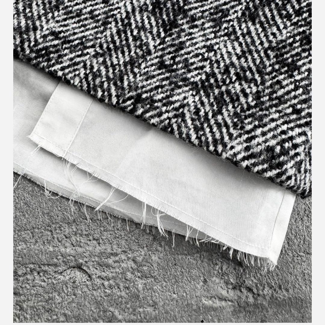 shéllerシェリエ　ヘリンボーンレイヤードスカート　M