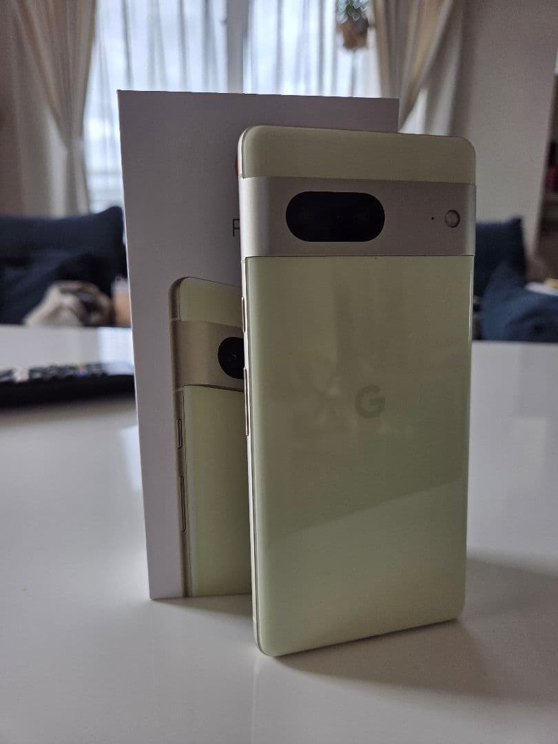 Google Pixel 7 黄緑色 箱付き Pixel Buds Pro付属