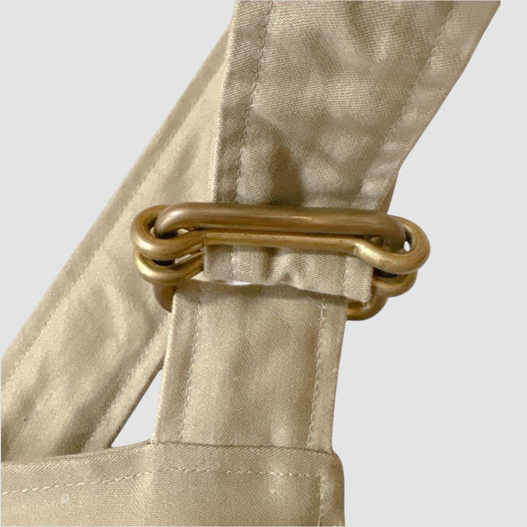 NEAT ニート　オーバーオール　ペイント加工　白ペンキ　サロペット　ベージュ