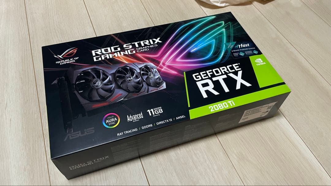 グラフィックボード・グラボ・ビデオカード ASUS ROG-STRIX-RTX2080TI-A11G-GAMING