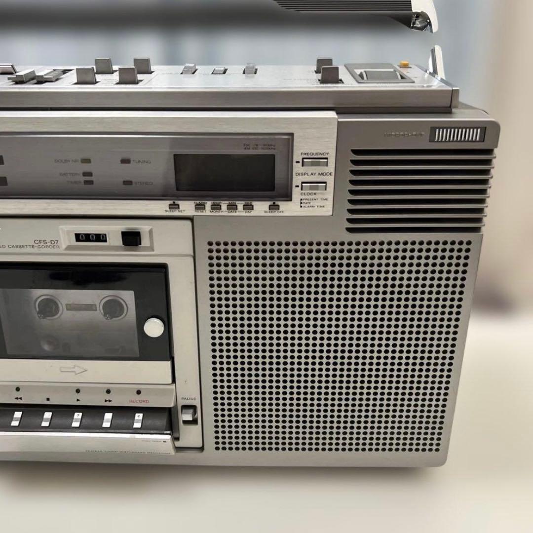 SONY ステレオカセットコーダー CFS-D7 FM/AMクロック 取説付き