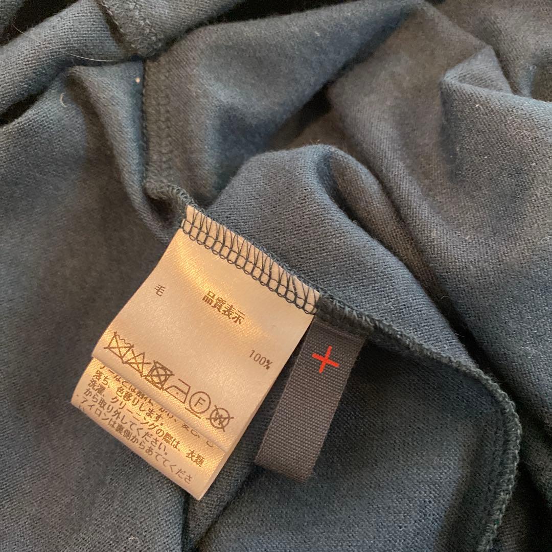 ダークブルー長袖ロングワンピース 新品